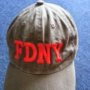 Vintage FDNY Adjustable Strap Men's Hat New York FROM 2001 NEVER USED